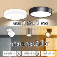 ไฟดาวน์ไลท์ LED 220V-265V พื้นผิว Led Down Light 5W 10W 15W 25W โคมดาวน์ไลท์เพดานโคมไฟสปอร์ตไลท์อลูมิเนียมรอบโคมไฟในร่มสำหรับ Home