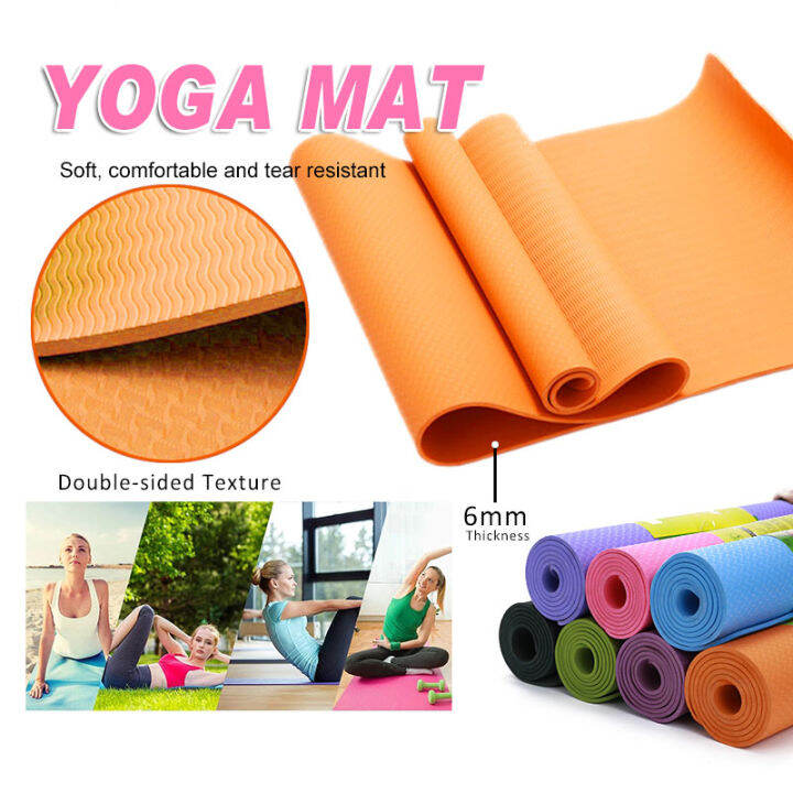 Thicken TPE Skipping Mat Jump Rope Mats Yoga Mat Anti-Slip Durable ...