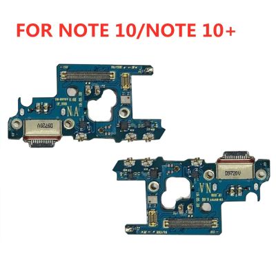 100 Original USB Charging Port Board Flex Cable Connector For Samsung Galaxy NOTE 10 PLUS N976V B N975F N975B N975U Microphone