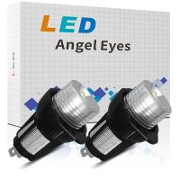 ไฟหน้าซีนอนแบบ Led สำหรับรถยนต์2ชิ้น12V ชุดไฟสวมศีรษะส่องกลางแจ้งหลอดไฟมาร์กเกอร์สำหรับ Bmw E39 E53 E60 E61 E63 E64 E65ไฟตัดหมอก X5 E66