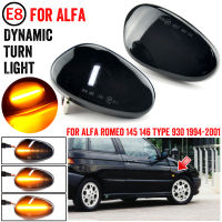 2x แบบไดนามิก Led Side Marker ไฟเลี้ยวไฟสัญญาณ Repeater สำหรับ ALFA ROMEO 145 146 930 155 SPIDER G 60603161 60603162