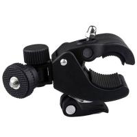 【2023】 Infinityclicks Mount Bike รถจักรยานยนต์ Handlebar Clamp กล้อง Mount อะแดปเตอร์ขาตั้งกล้องสำหรับ Gopro-สำหรับ Gopro-Hero 3 3 + 4 5 1พลาสติก