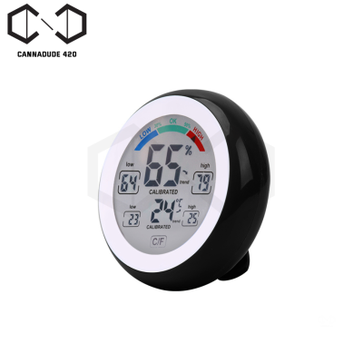 Digital Thermometer Humidity Hygrometer Temperature ที่วัดอุณหภูมิ ที่วัดความชื้น แบบดี ที่วัดอุณหภูมิ และความชื้น ในห้อง แทน HTC-1 แบบดีมีแม่เหล็กติด Cannadude420