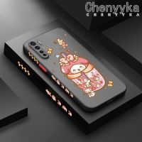 เคส Chenyyka สำหรับ OPPO A91 F15 Reno 3 4G เคสลายการ์ตูนน่ารักเมโลดี้ฤดูร้อนของฉันคล้ายฝ้าแฟชั่นเคสโทรศัพท์แบบแข็งดีไซน์ใหม่ปลอกซิลิโคนคลุมทั้งหมดป้องกันเลนส์กล้องเคสกันกระแทก