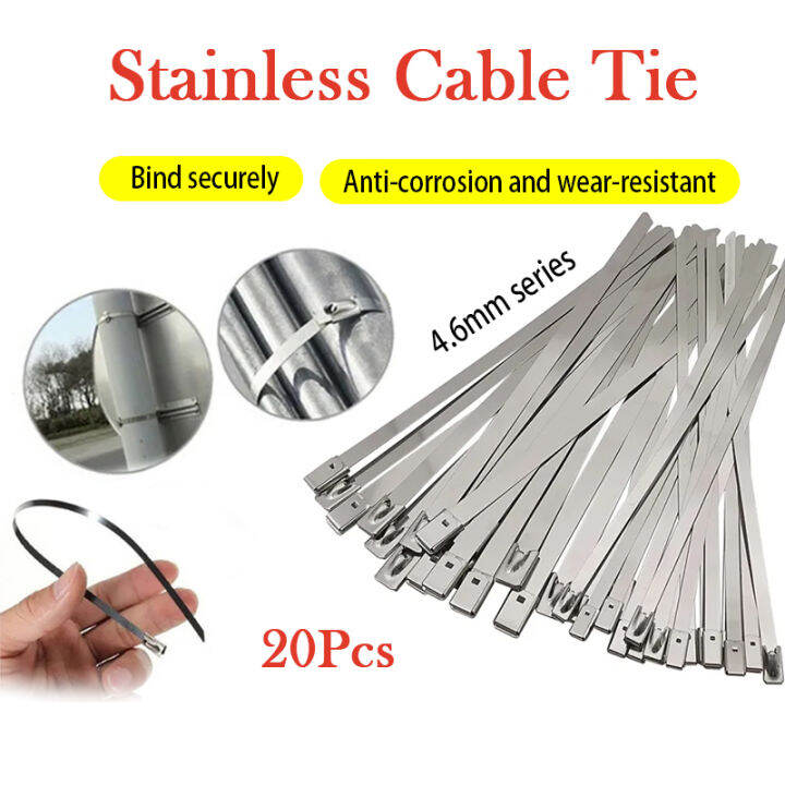 Stainless Cable Tie MultiPurpose Heavy Duty SelfLocking Cable Ties