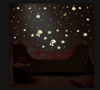 ZZOOI The new diy HM10043 luminous little sheep luminous fluorescence children bedroom ornament wall posts