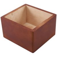 Wooden Coffee Powder Container Box Barista Coffee Powder Barrel Grinder Trash Can Percussion Small Wooden Box