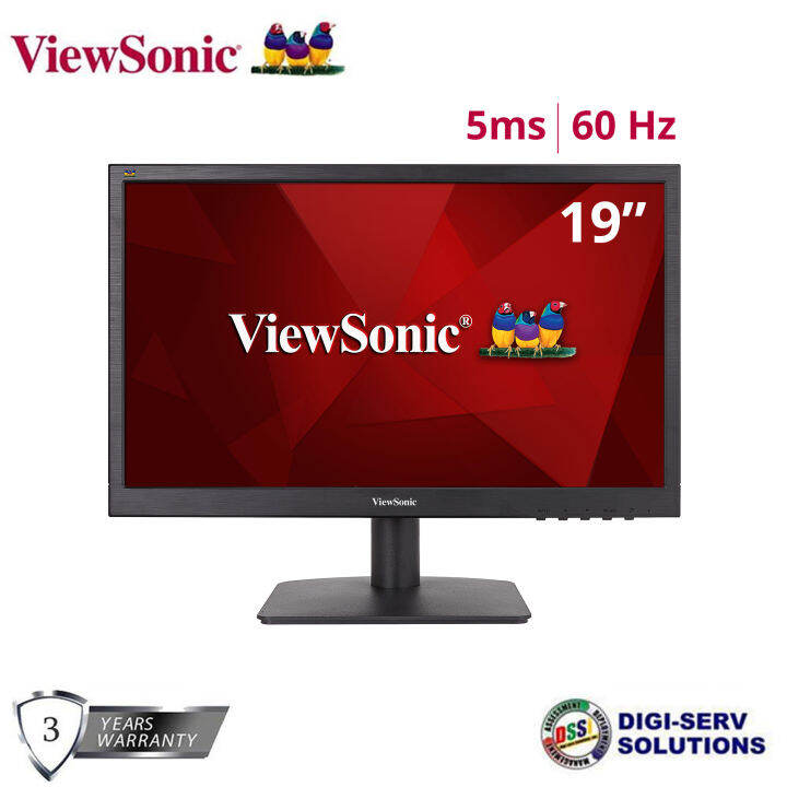 ViewSonic VA1903H2 19” 1366x768 Home and Office Monitor, TN Technology