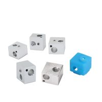 V5 Heated Blocks 16x16x12mm 3D Printers Parts Heat Blocks with Silicon Sock Cover For V5 J head Extruder Hot End