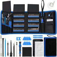 Tournevis magnétique de précision 142 en 1 tournevis Torx Hex Phillips kit doutils poignée de sac réparation de téléphone portable et dordinateur portable