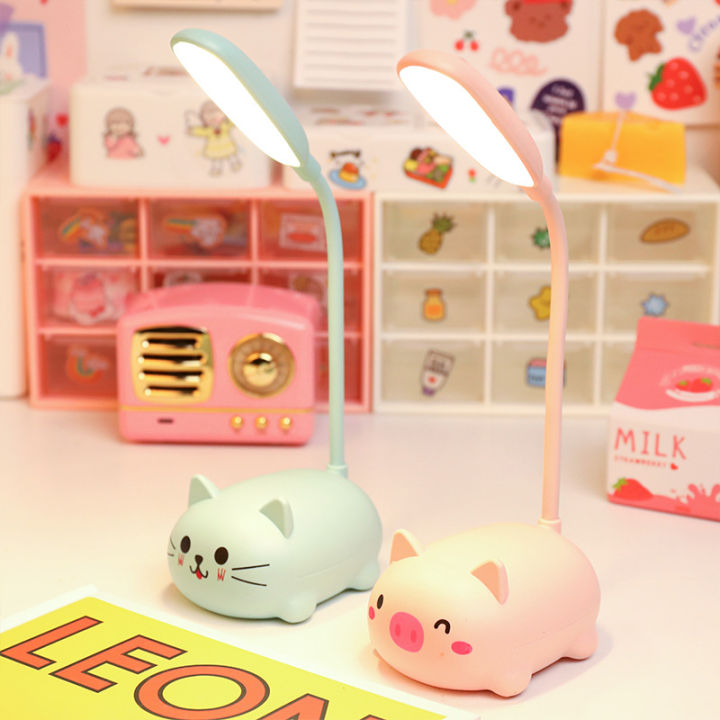 led-pig-cat-desk-lamp-reading-study-night-light-kids-new-year-christmas-gift-dorm-office-bedroom-bedside-eye-protection-lighting