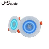 2.5 Inch LED Mini Bluetooth LED Light Ceiling Speaker In-ceiling Speaker Downlight Colorful Ceiling Dimmable Music Lamp Speakers