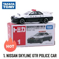 Takara Tomica Classic 1-30นิสสันสกายไลน์จีทีอาร์แบบจำลองรถยนต์ตำรวจจำลองขนาดเล็กของเล่นของขวัญคริสต์มาสเด็กสำหรับเด็กผู้ชาย