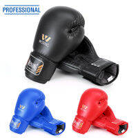 Wesing boxing gloves men Training Sanda Gloves luvas Muay Thai Fight Leather Gloves boxPaws for boxing