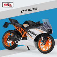 Maisto 1:18 KTM RC 390 Motorcycle Simulated Alloy Model with Base