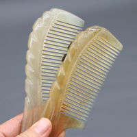 Natural Sheep Horn Comb Hair Massage Comb Brush Anti-Static Horn Comb