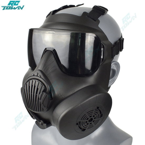 Rctown mặt nạ phòng độc an toàn chiến thuật mặt nạ bảo vệ m50 quạt đơn bao - ảnh sản phẩm 3