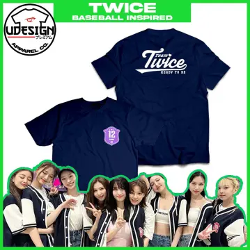  DHSPKN Kpop Twice Baseball Jersey Tzuyu Mina Momo