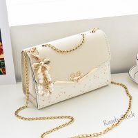 【Ready Stock】 ☊ C23 Cross body bag sequins single shoulder bag Korean women satchel bag mobile phone bag