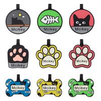 ™❦ Personalized Pet Cat Dog ID Tag Collar Accessories Custom Engraved Necklace Chain Charm Supplies For Dog Tag Name Products