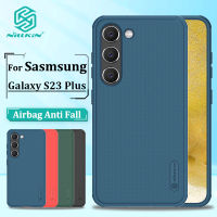 Nillkin เคส PC + TPU แบบแข็งสำหรับ Samsung Galaxy S23 Plus / S23+ เคสมือถือเป็นประกายน้ำแข็งสุดหรู PC + ฝาหลังป้องกันแข็ง TPU