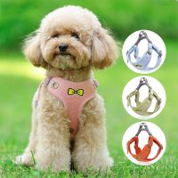 Dog Harness Dog Leash Reflective Puppy Harness Collar Adjustable Pet Harness Vest For Small Dogs Outdoor Walking Dog Accessories Leashes