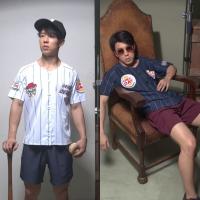 Oversize Baseball CheatDay Shirt เสื้อเบสบอลติด sticker flex parody [Cheat Day Activewear]