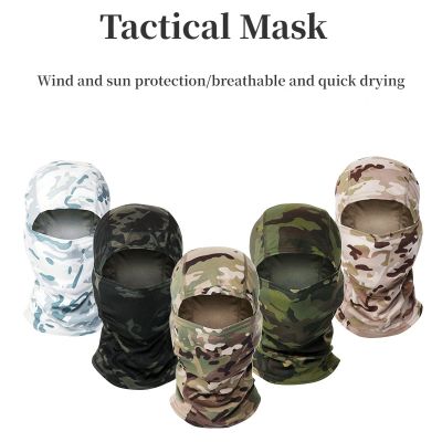 Tactical Camouflage Balaclava Cycling Face Outdoor Fishing Hood Protection Dry Ultra UV
