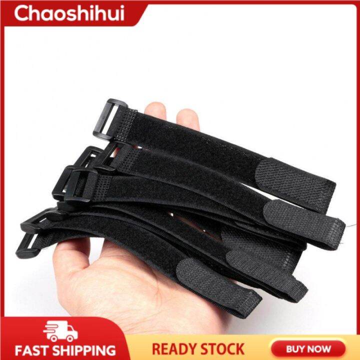 5pcs 30CM Hook and Loop Strap Fastener Velcro Style Cable Ties Straps ...