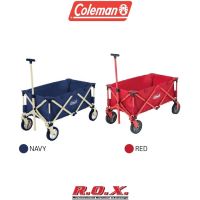 COLEMAN WAGON ASIA  รถเข็น รถเข็นสีแดง  รถเข็นแค้มป์ปิ้ง รถเข็นสนาม รถเข็นผ้าพับได้สำหรับบรรทุกของ 4 ล้อ