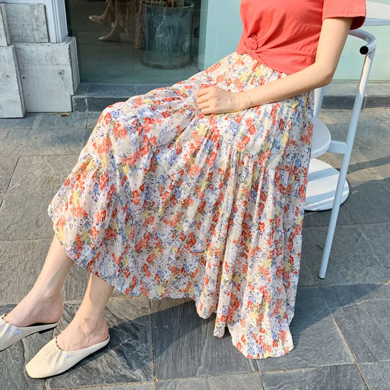 floral umbrella skirt