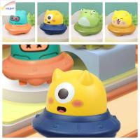 HILBAT ความเฉื่อยเฉื่อย Press and Go Car Toy การ์ตูนลายการ์ตูน ลูกสุนัขลูกสุนัข รถของเล่นรูปสัตว์ UFO ความปลอดภัยและความปลอดภัย ไม่มีแบตเตอรี่ สำหรับเด็กๆ