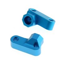 2Pcs Metal Rear Separate Suspension Arm Mount for Tamiya XV-01 XV01 1/10 RC Car Upgrades Parts Accessories