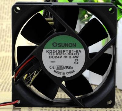 SSEA New Wholesale Cooling Fan For SUNON KD2408PTB1-6A 8025 8CM 24V 0.14A 3.4W Server Inverter Cooling Fan 80x80x25mm