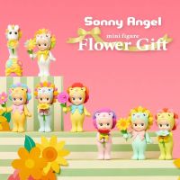 【LZ】☾  Sonny Angel Flower Series Coleção Blind Box Caixa Surpresa Figura de Ação Original Modelo de desenho animado Brinquedos De Presente