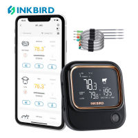 INKBIRD IBT-26S บลูทูธ Wi-Fi เครื่องวัดอุณหภูมิบาร์บีคิวดิจิทัลเทอร์โมมิเตอร์อาหารเครื่องวัดอุณหภูมิเตาอบพร้อม4 Probes ควบคุมการตั้งค่าเนื้อสัตว์