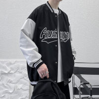 Spot Fast Shipping American Baseball Uniform MenS Spring And Autumn Winter Thick Cotton Jacket Loose