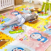 9 PCS Sanrio Kawaii Hello Kitty Foam Mat Anime Stitching Doraemon Baby Formaldehyde-Free Soft Crawling Mat Cute Sponge Puzzle