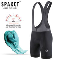 SPAKCT Men Cycling Shorts Padded Road Bicycle Mtb Mountain Bike Mens Cycling Shorts Breathable Compression Cycling Bib Shorts