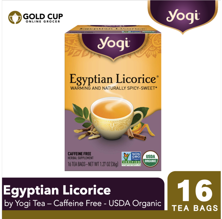Yogi Egyptian Licorice 16 tea bags Lazada PH