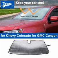 JIDIXIAN รถด้านหน้ากระจกบังแดด Sun Visor สำหรับ Chevrolet Colorado 2014 Up สำหรับ GMC Canyon 2014-2022