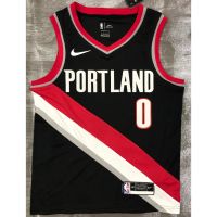 【Hot Pressed】2023NBA Jerseys Portland Blazers No.0 LILLARD Black And Other Styles Basketball Jersey