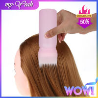 Myyeah 170Ml ยาย้อมผมขวด Applicator แปรง Dispensing การทำสีผมย้อมขวด Hairdressing เครื่องมือจัดแต่งทรงผม-สีชมพู