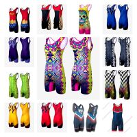 Wrestling Singlets Women Custom Skating Pulley Suit Marathon Running Wear Lightweight Triathlon Bodysuit Gym Skinsuit Cycling