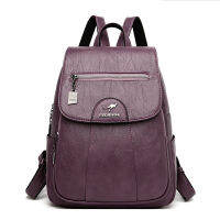 5 Color Women Soft Leather Backpacks Vintage Female Shoulder Bags Sac a Dos Casual Travel Ladies Bagpack Mochilas School Bags