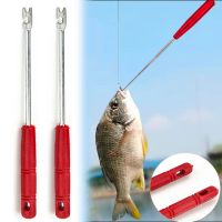 【LZ】□  2pcs Fishing Hooker Remover Stainless Steel Rapid Fishing Tackle Hook Detacher Safety Extractor Fish Tackles Fishing Accessories