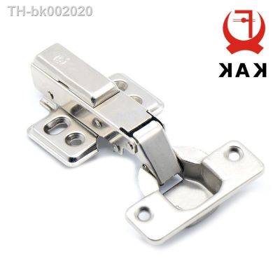 ☂┅❆ KAK Hinge Rustless Iron Hydraulic Hinge Iron Core Damper Buffer Cabinet Cupboard Door Hinges Soft Close Furniture Hardware