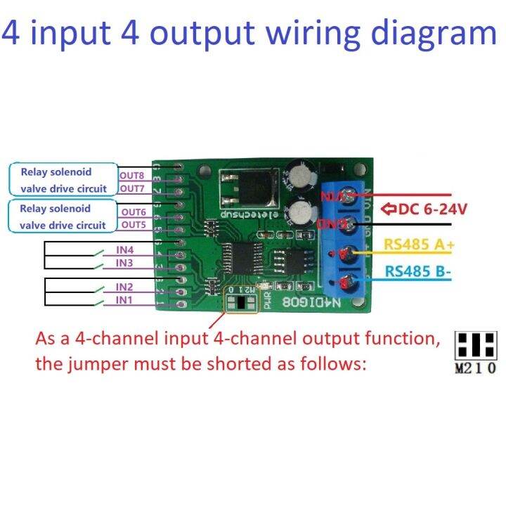 3-in-1-8ch-input-output-สวิทช์ดิจิทัล-ttl-lvttl-cmos-rs485ควบคุม-io-modbus-rtu-board-สำหรับ-plc-relay