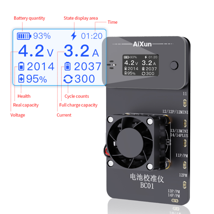 jc-jcid-aixun-bc01เครื่องสอบเทียบแบตเตอรี่-apple-แบตเตอรี่การสอบเทียบสุขภาพสำหรับ-11-12-13-14-pro-max-series-เครื่องมือซ่อมแบตเตอรี่