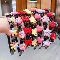 【CC】❃☞▲  Bangs Fixed Braided Hairstyle Hairpin Children Hairband Hair Bands Fruit for Kids Accessories